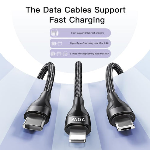 3 In 1 Data Cable