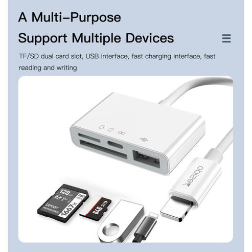 4 In 1 Support TF SD USB