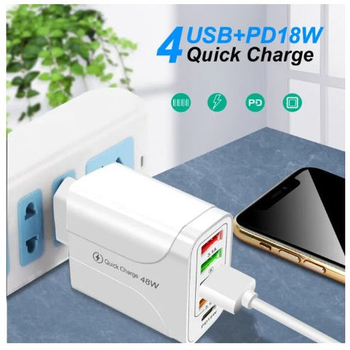 4 Port USB Charger - lunalayl