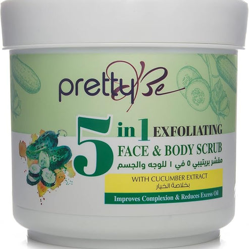 5 in 1 Exfoliating Face & Body Scrub