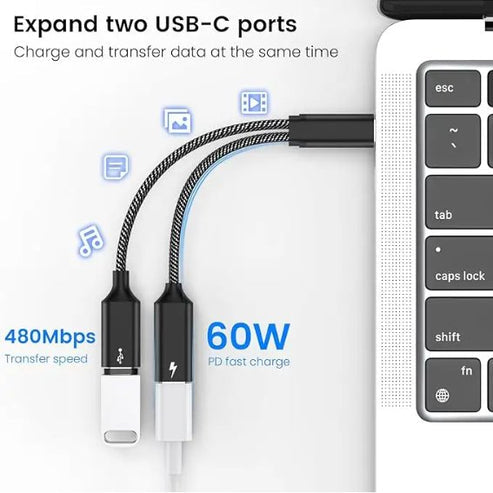 Dual Double USB C Port