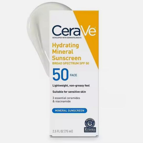 Hydrating Mineral Sunscreen Broad Spectrum SPF 50 (Original)