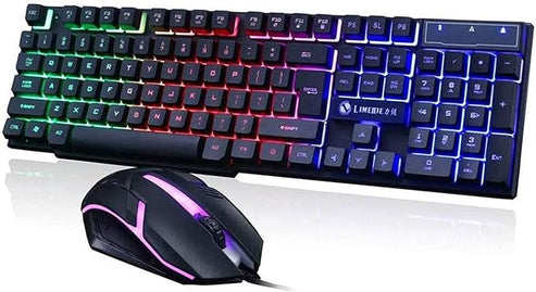 Rainbow Gaming Keyboard & Mouse - lunalayl