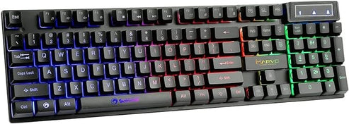 Rainbow Gaming Keyboard & Mouse - lunalayl