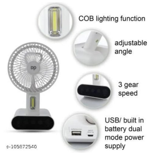 Rechargeable LED Fan