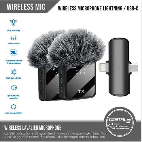 Wireless Lavalier Microphone - lunalayl